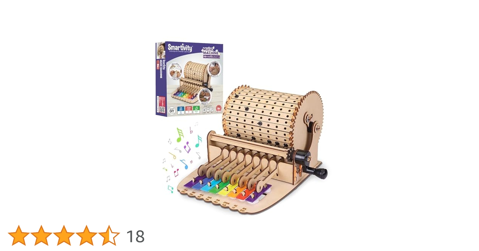 オリジナル曲がオルゴールから美しく奏でられる　キット DIY木製パズルキットオルゴール】 ムーンドリーム